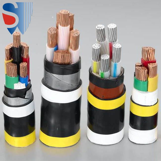 XLPE Insulated PVC Sheath Cu 0.6/1kv LV Power Cable