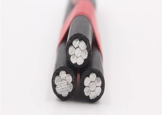 3 Core Aerial Bundled Cable Low Voltage XLPE/PE/PVC Insulation