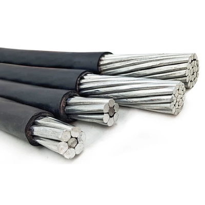 Triplex / Duplex / Quadruplex Service Drop Cable Aluminum Conductor Cable Multi Core