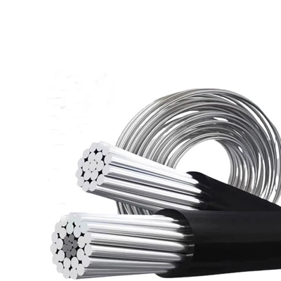 Flexible ABC Cable 2x16 mm² 2-Core Low Voltage Aluminum Conductors XLPE PVC PE