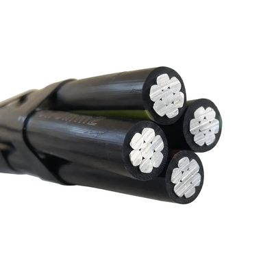 0.6/1kv Low Voltage Medium Voltage Spacer Overhead Insulated Line Aluminum Aerial Bundle Cable ABC Cable
