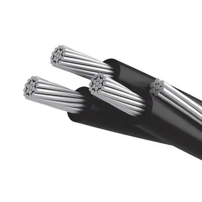 0.6/1kv Power Aluminum Conductor Overhead Aerial Bunched Cable XLPE Insulated Duplex/Triplex/Quadruplex