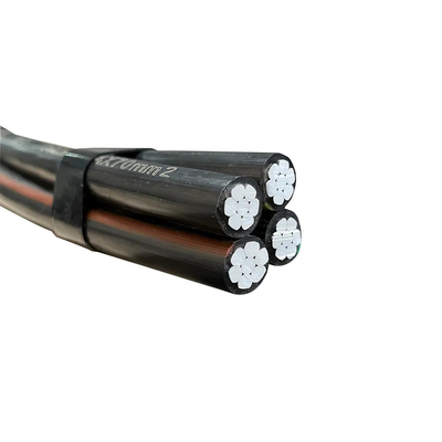 Overhead Twisted Aluminum Aerial ABC Cable Aerial Bundled Electrical Cable