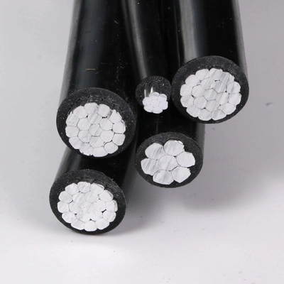 ABC Cable Aerial Bundled Electrical Self Supporting Aluminum XLPE PVC PE Insulated Overhead Cable