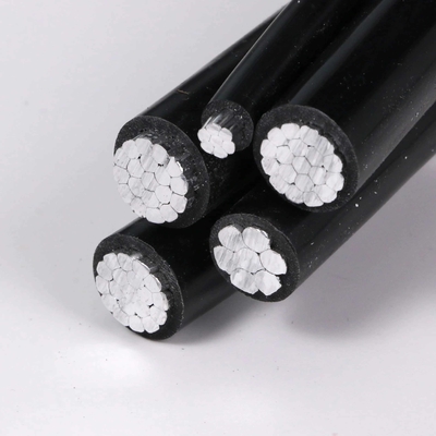 Low Voltage Overhead Aluminum Electrical Cable Twisted Cable Aerial Bundle Cable