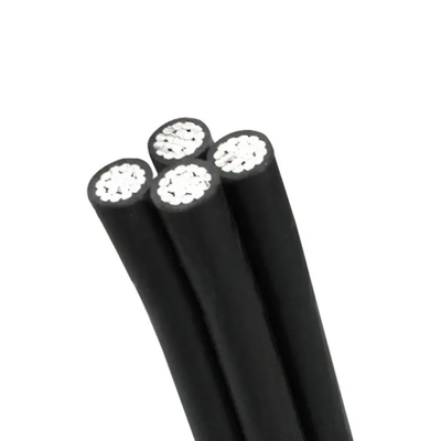 Architectural Lighting Twisted Aluminum Aerial Bundled Cable For Overhead Laying And Power Transmission Cable