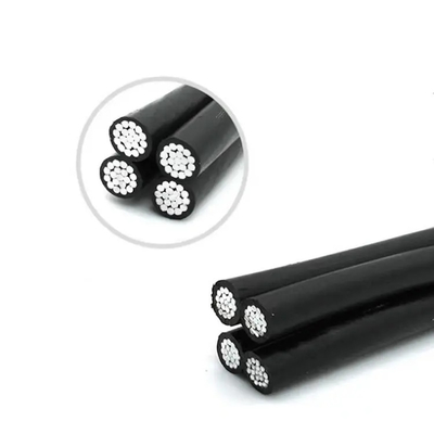 Architectural Lighting Twisted Aluminum Aerial Bundled Cable For Overhead Laying And Power Transmission Cable