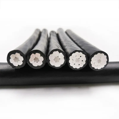 Architectural Lighting Twisted Aluminum Aerial Bundled Cable For Overhead Laying And Power Transmission Cable