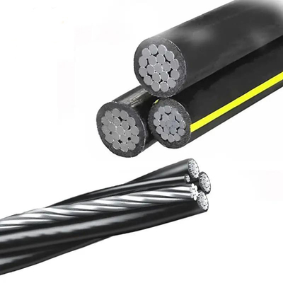 1KV PVC / XLPE / PE Insulated Overhead Electric Transmission Aerial Bundled Cable