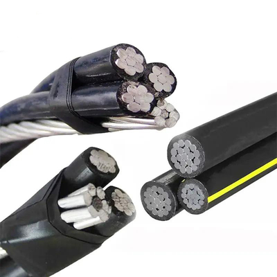 1KV PVC / XLPE / PE Insulated Overhead Electric Transmission Aerial Bundled Cable