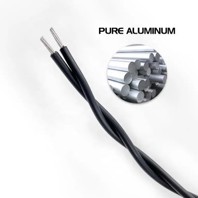 Braid Flexible 2*16 4*25mm2 Twisted Aerial Bundled Cable ABC Aluminum Overhead Round Cable PVC XLPE Insulated Cable