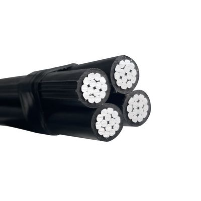 Overhead LV Power Cable Aluminum Conductor XLPE PE LDPE PVC Insulated ABC Cable Duplex Triplex Quadruplex Cable