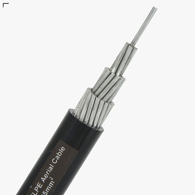 PVC Jacket Electric Power Cable 1KV Aerial XLPE Insulated Aluminum Single Core For LV Power JKLGYJ Overhead Cable