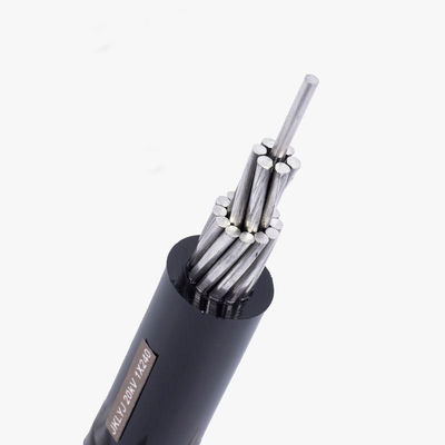 PVC Jacket Electric Power Cable 1KV Aerial XLPE Insulated Aluminum Single Core For LV Power JKLGYJ Overhead Cable