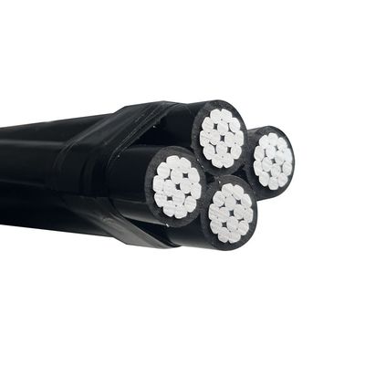 Aluminum Conductor LV Power Abc Cable XLPE PE LDPE PVC Insulated Overhead Duplex Triplex Quadruplex Service Drop Cable