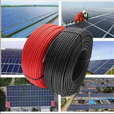 XLPE Solar PV Cable 4mm2 to 16mm2 Copper Conductor for Solar Stations