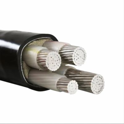PVC Insulated PVC Sheath Low Voltage Power Cable 4 Cores Aluminium/Aluminum Alloy Conductor Low Voltage Cable