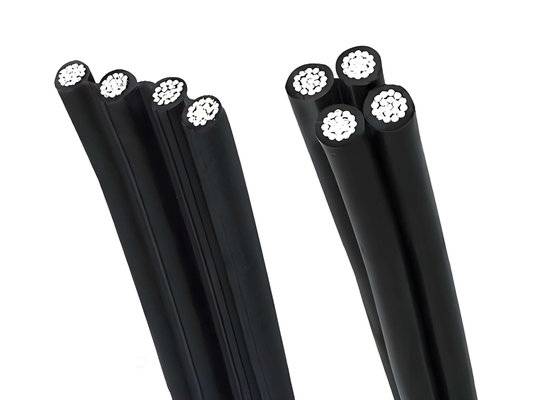 JKLYJ-1KV 4-core Stranded Overhead Insulated Cable 4*10/16/25 Mm² Aluminium Core for Outdoor Low-voltage Power Distribution