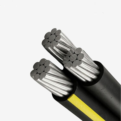 4X50m㎡ 4X95m㎡Aluminum Conductor Cable XLPE/PVC/PE Insulated ABC Cable AAC AAAC 0.6/1kv Standard Aerial Bundled Conductor
