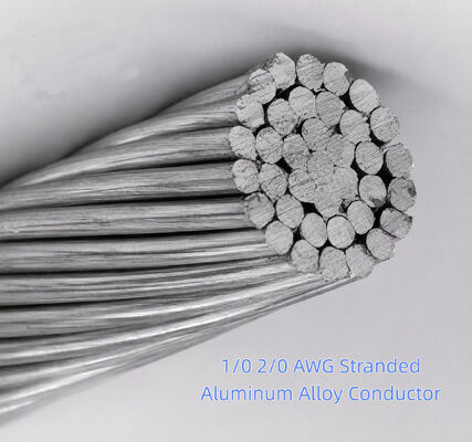 1/0 2/0 AWG Stranded Aluminum Alloy Conductor Cable Bare Conductor AAC/ACSR/ABC/AAAC Aluminum Electrical Wire
