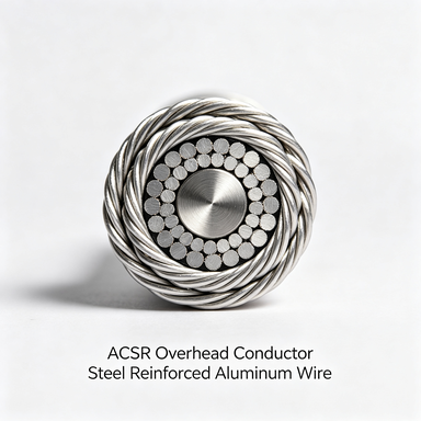 ACSR Overhead Conductor Steel Reinforced Aluminum Wire for Power Transmission Lines