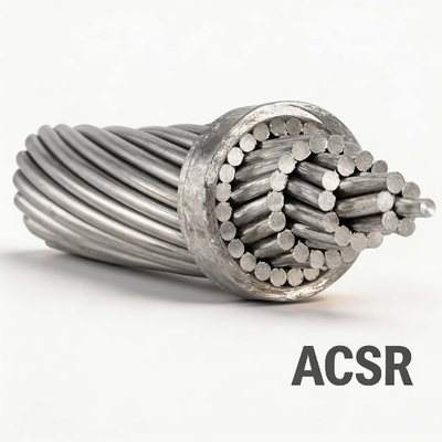 ACSR Bare Conductor 1/0 2/0 AWG Stranded Aluminum Conductor Steel Reinforced Overhead Transmission IEC 61089 ASTM B232