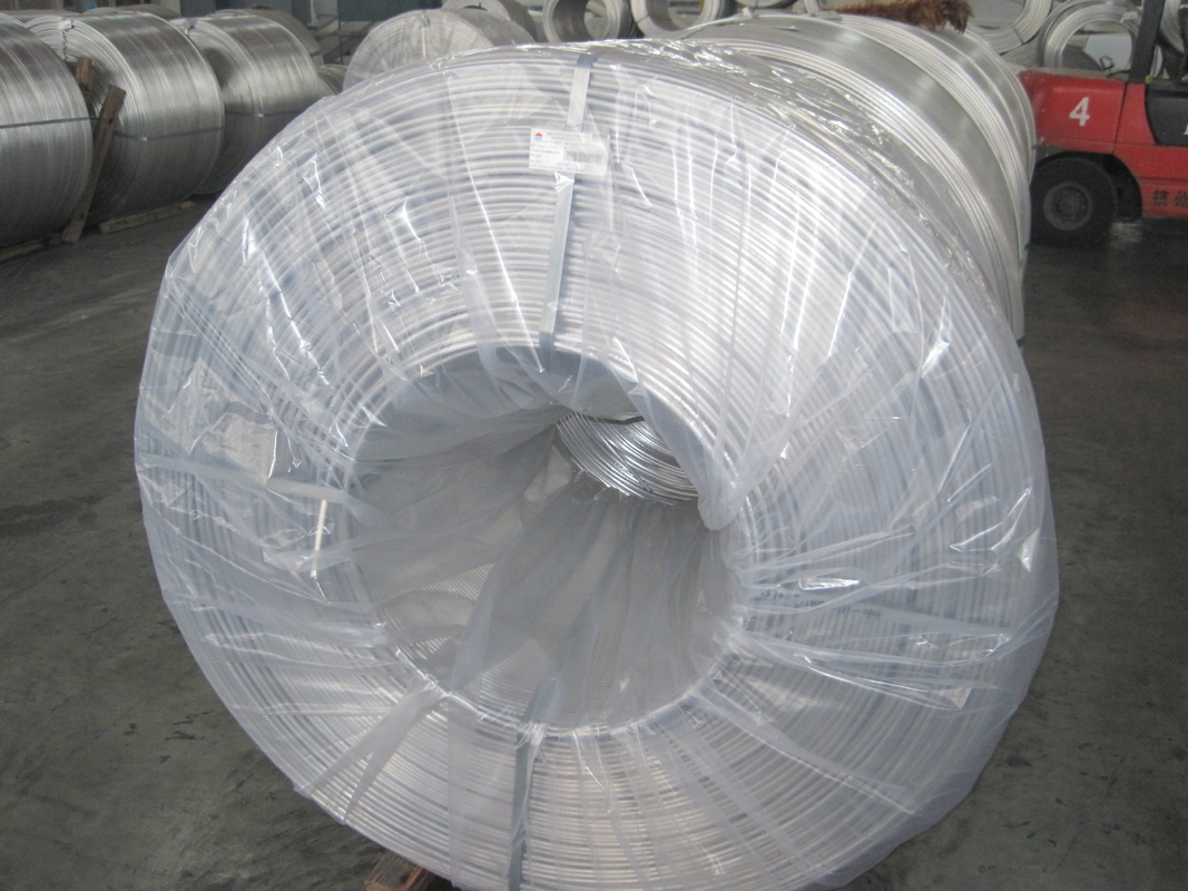 ISO Certificate 1350 Type 9.5mm Aluminum Rod For Wire Drawing