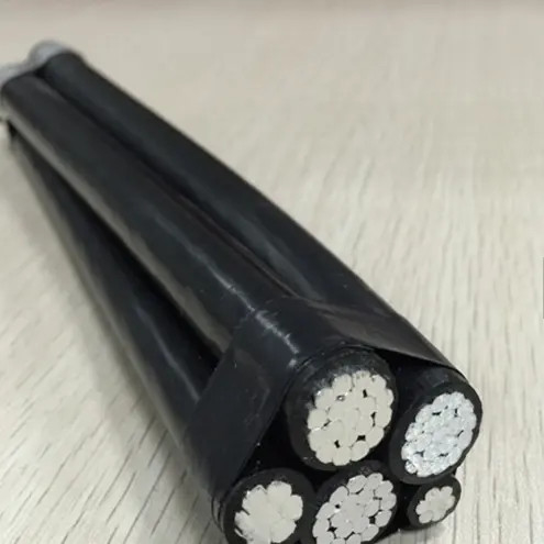 0.6/1kV Duplex Triplex Aluminum Conductor ABC Cable XLPE LDPE PVC Insulation Overhead Aluminium Preensamblado Wires