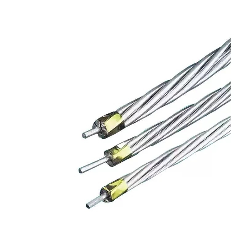Anti Corrosion Steel ACSR Conductor Power Transmission Line Low Maintenance For Substation Connections