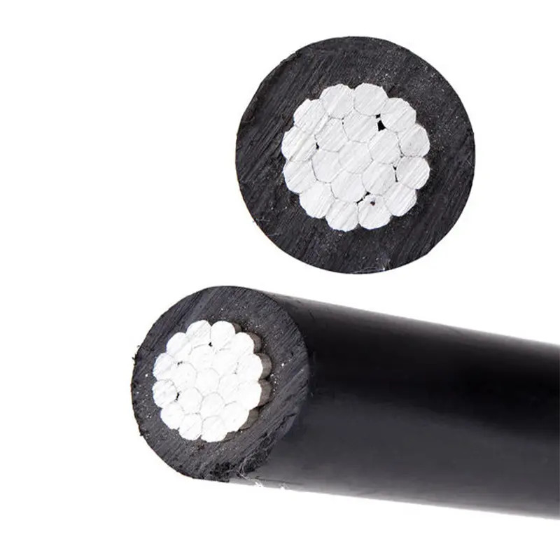 Overhead Aluminium Conductor XLPE Insulated Electric Cables Quadruplex Duplex Triplex Drop Electrical Wire Cable