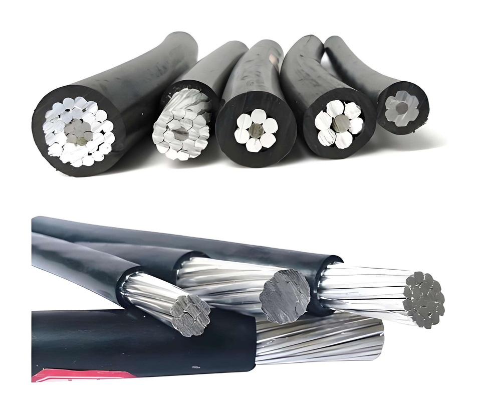 JKLYJ-1KV 4-core Stranded Overhead Insulated Cable 4*10/16/25 Mm² Aluminium Core for Outdoor Low-voltage Power Distribution