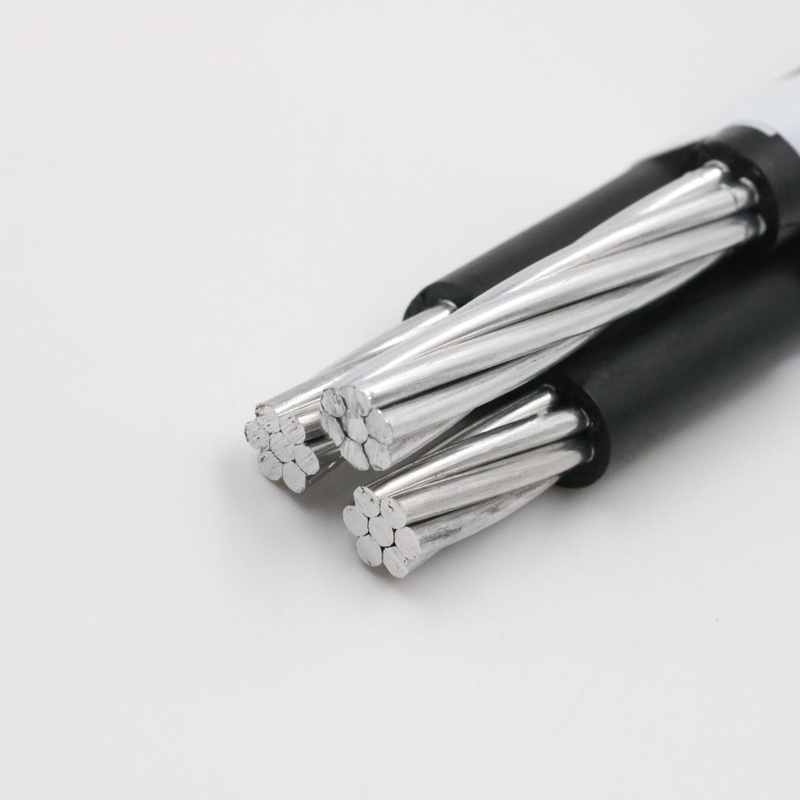 Aluminium Triplex Wire XLPE Insulated Overhead ABC Cable Three 3 Phase Cable