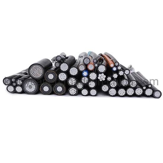 Duplex Triplex Quadruplex Aerial Bunched/Bundled Overhead XLPE Insulated Aluminum ABC Cable