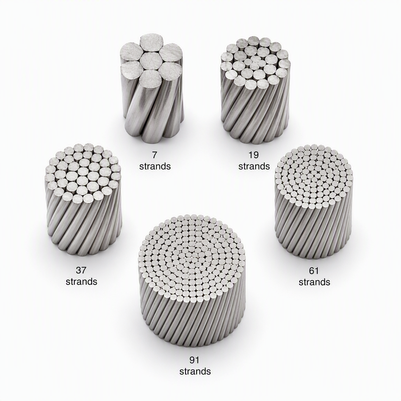 AAC All Aluminum Conductor 95mm2 Low Resistance Bare Stranded Line for Overhead Utility Power Lines