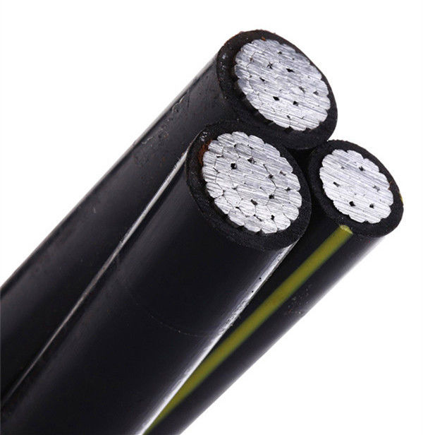 Low Voltage Three Cores 3C+1C Aerial Insulated Cable
