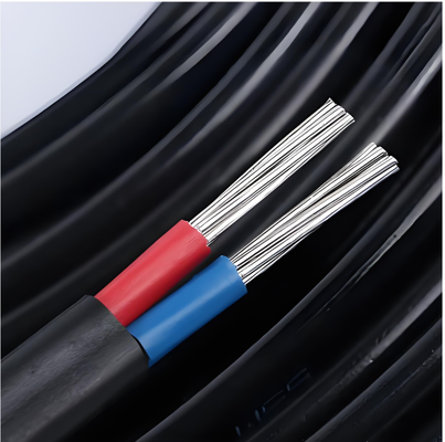 Two-core Copper XLPE Insulated Low Voltage Cable IP67 Rated 0.6/1kV for Overhead and Buried Underground Use